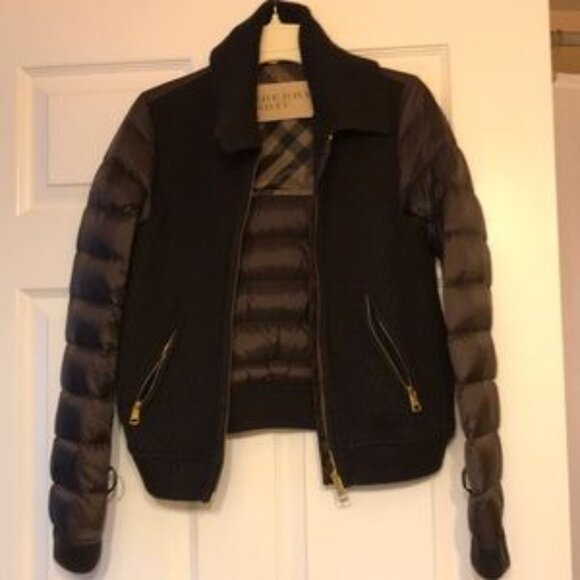 Women Jackets & Coats  Burberry Brit sweater down filled jacket - Picture 1 of 6